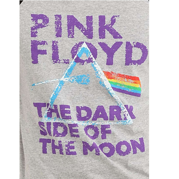 Pink Floyd Dark Side of the Moon Raglan 3/4 sleeve rock T-Shirt 4XL NWT - Picture 2 of 3